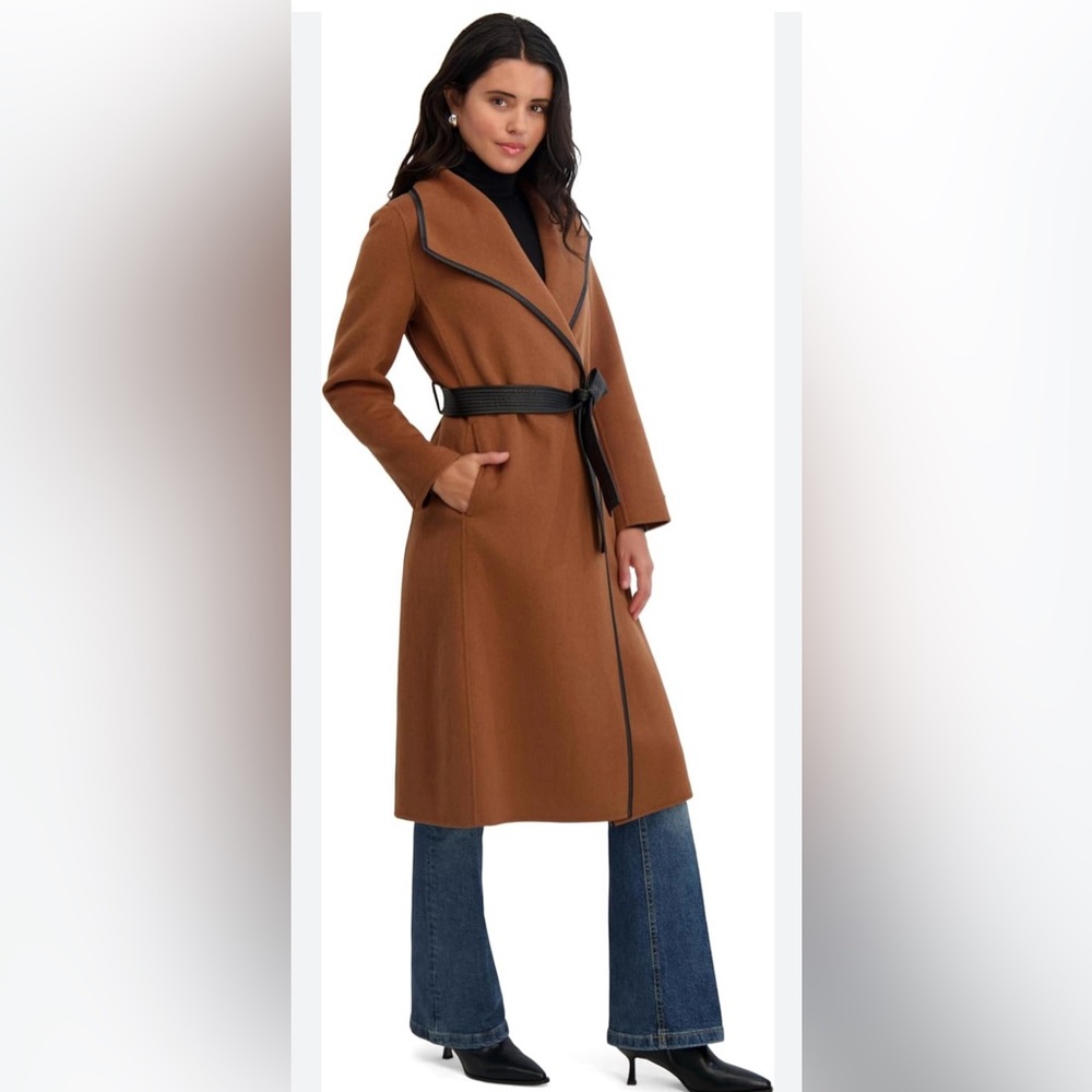Tahari pea coat
